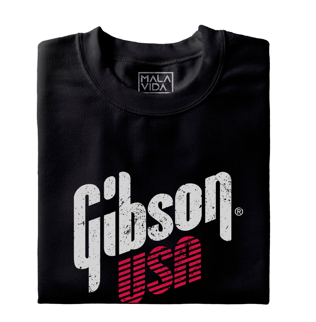 Gibson USA logo envejecido