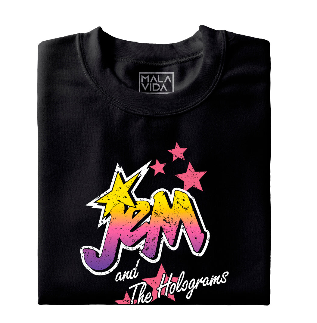 Jem and the Holograms grunge logo