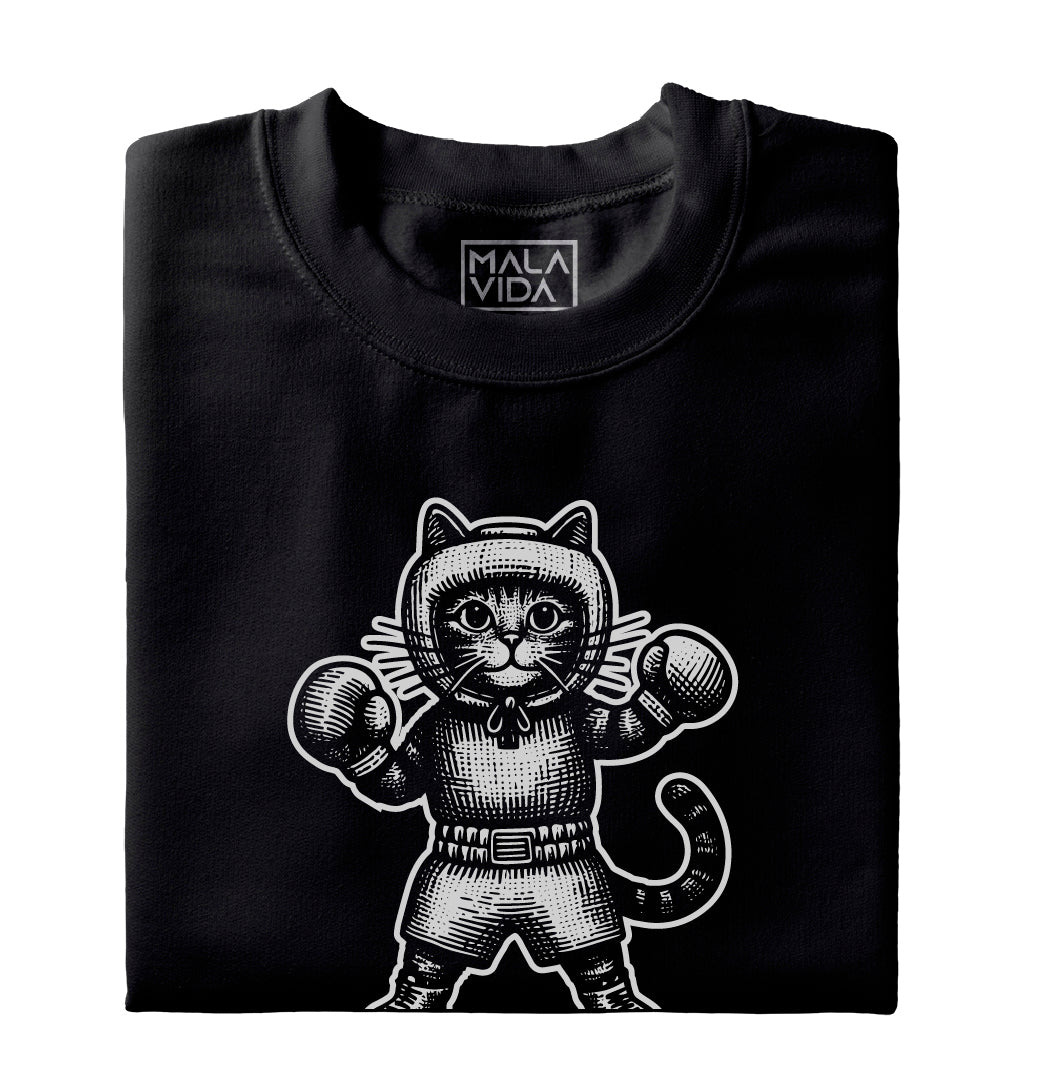 Boxing cat