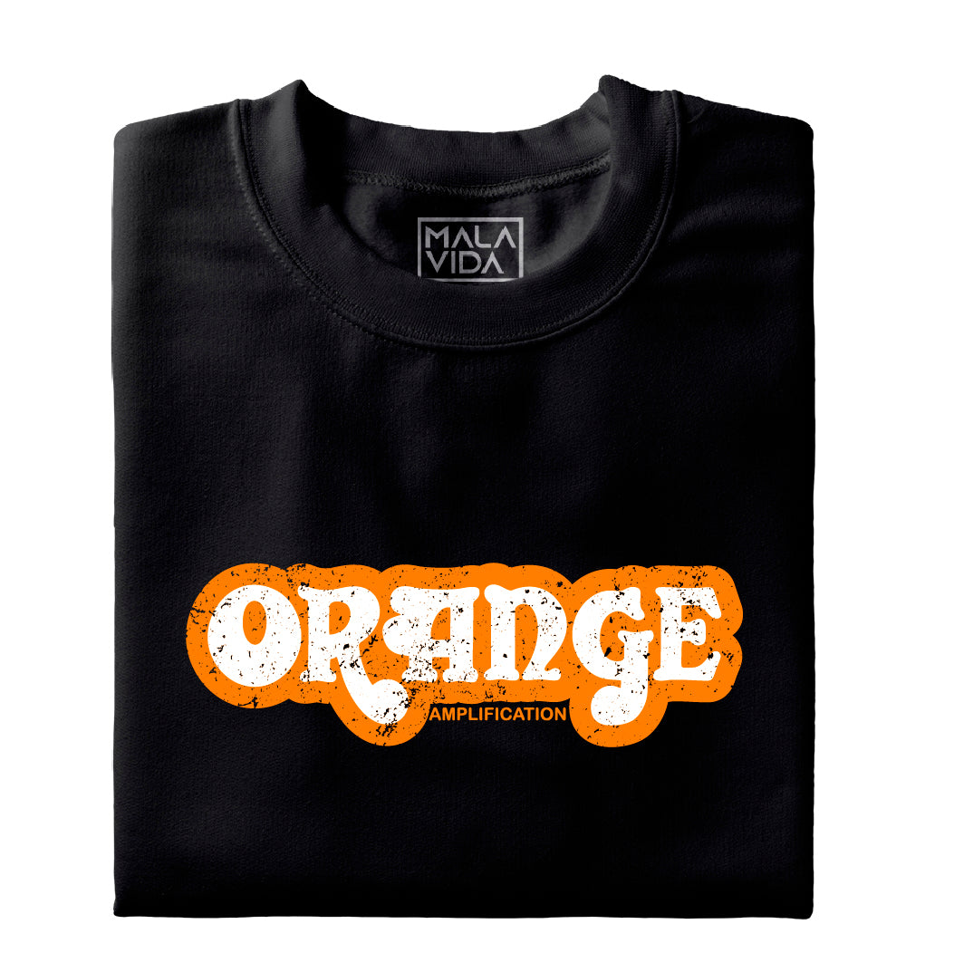 Orange amplification logo envejecido