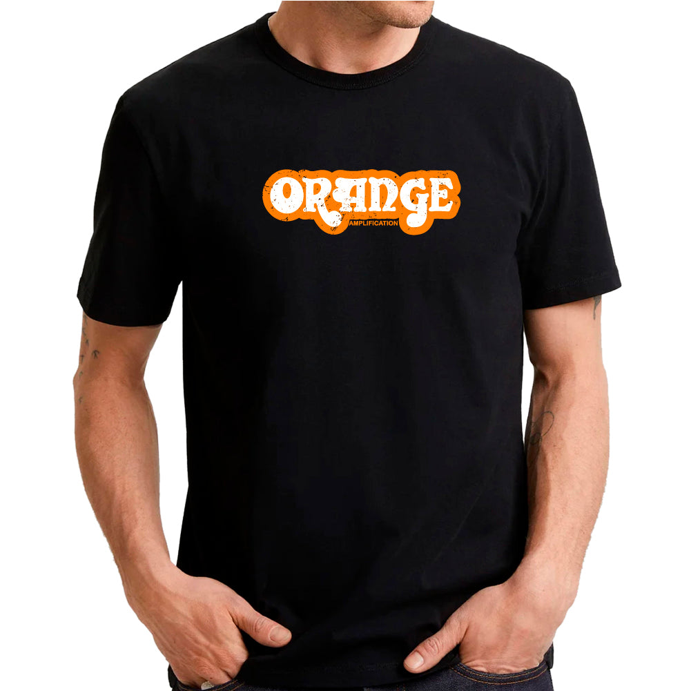 Orange amplification logo envejecido