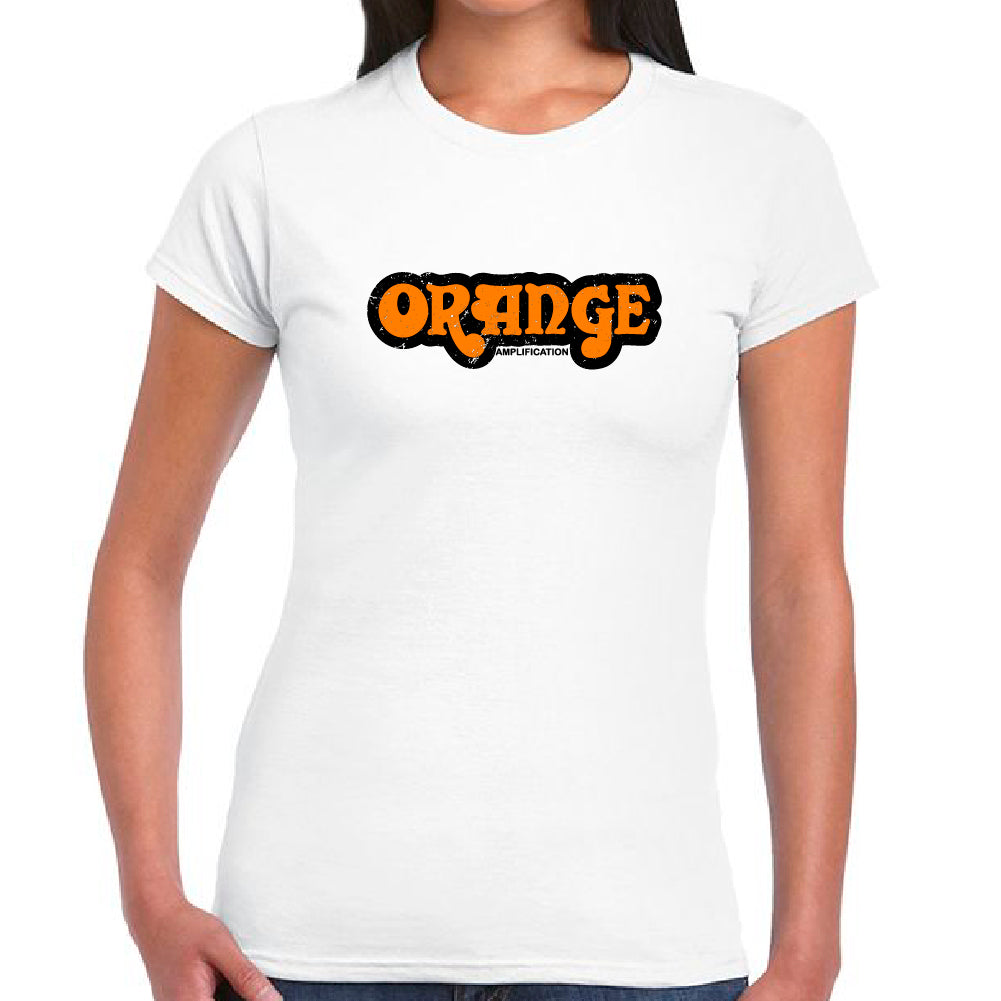 Orange amplification logo envejecido