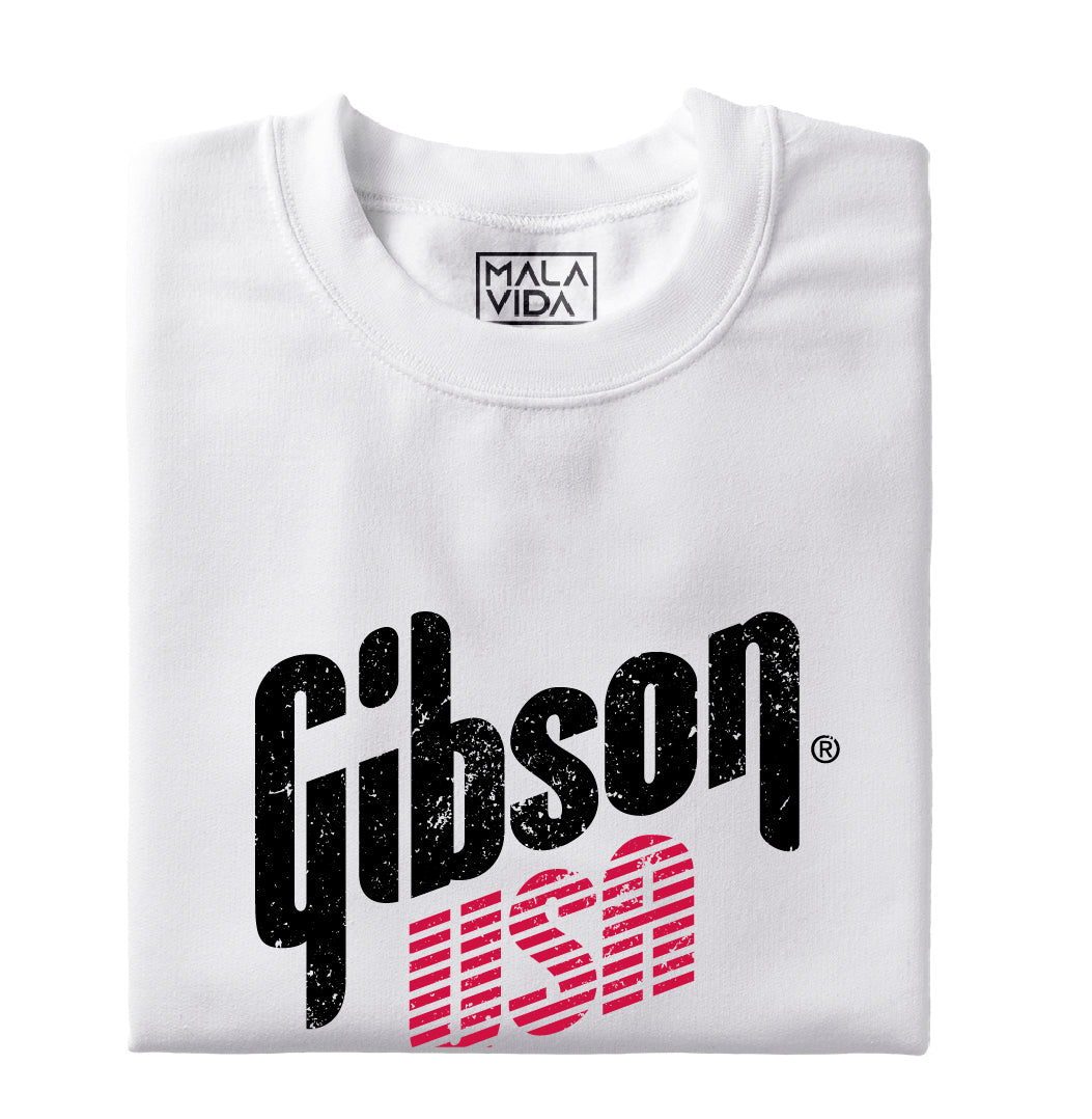 Gibson USA logo envejecido