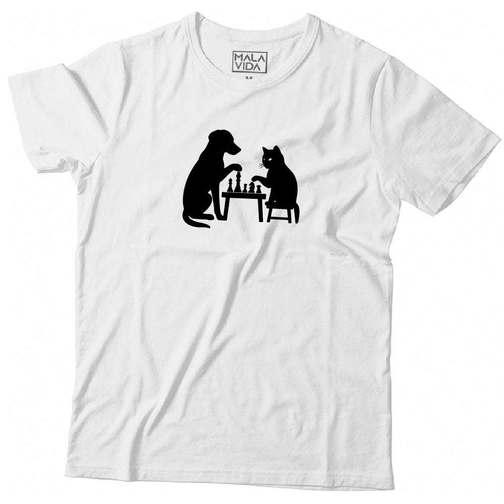 Cat vs Dog. Chess game