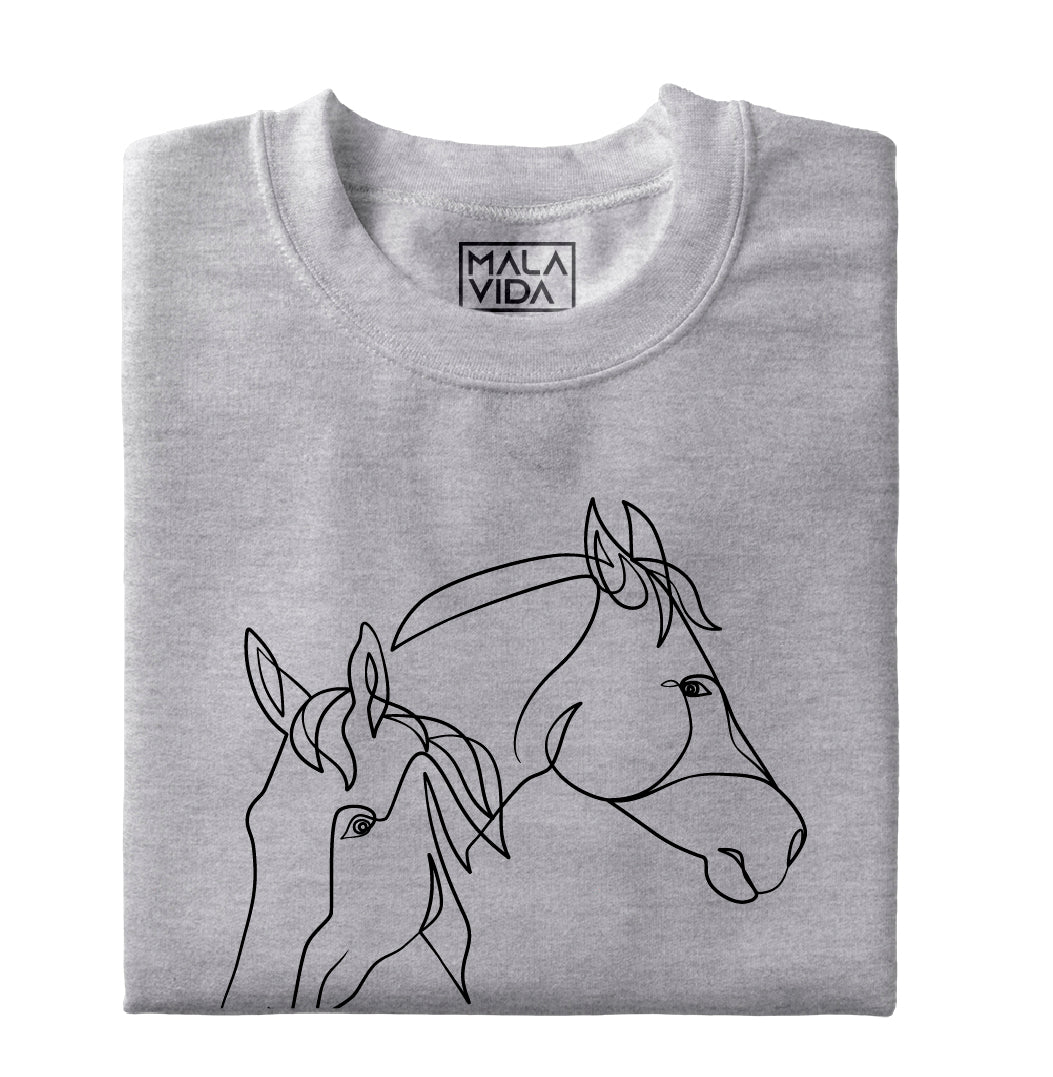 Caballos en líneas