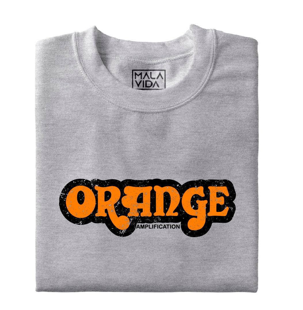 Orange amplification logo envejecido
