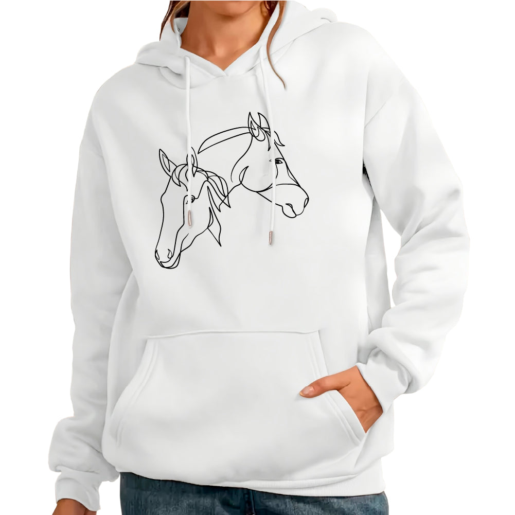 Caballos en líneas