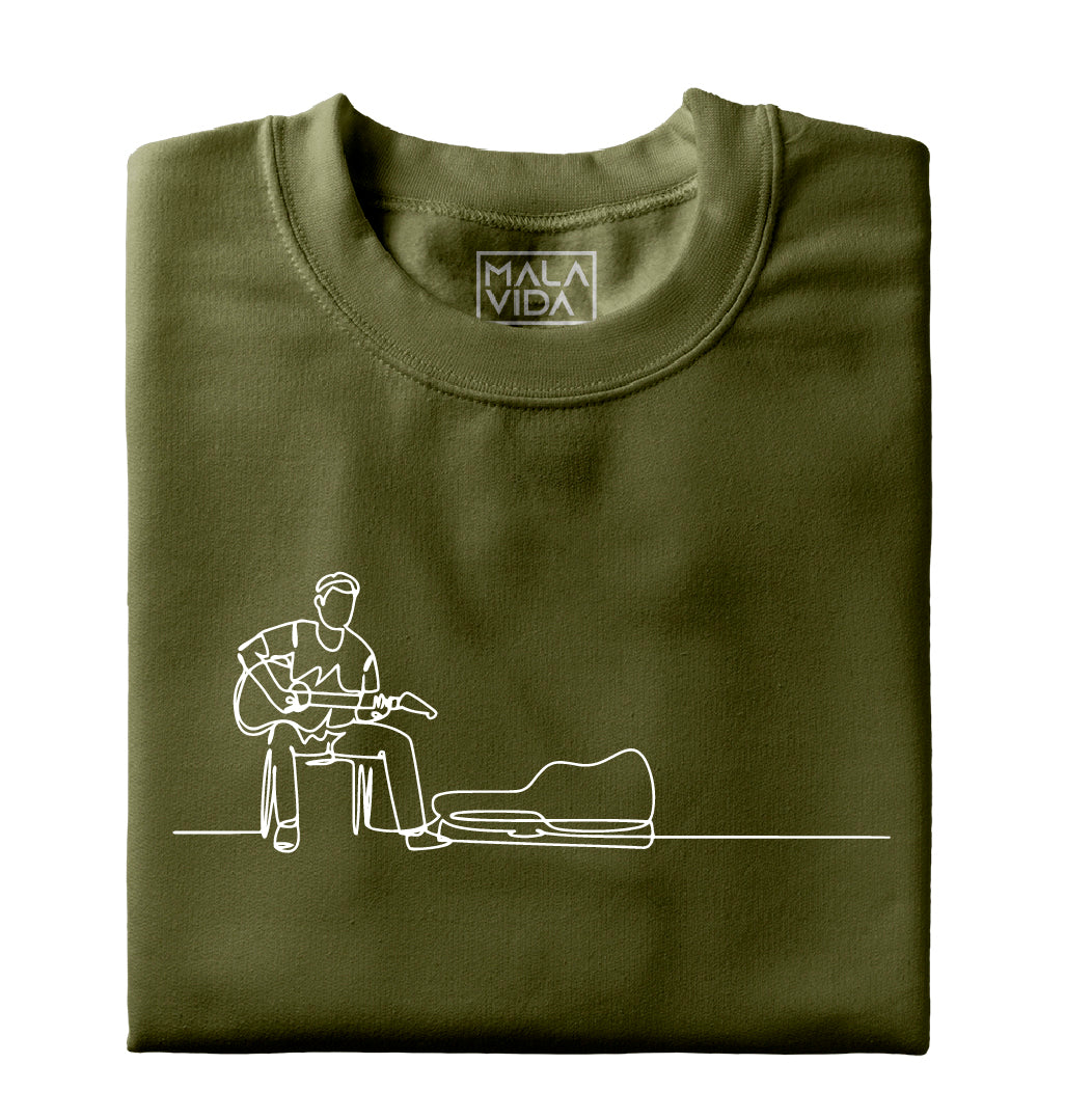 Guitarrista dibujo líneas 1