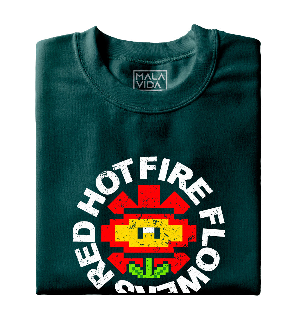 Mario Bros Fire Flower | RHCP style