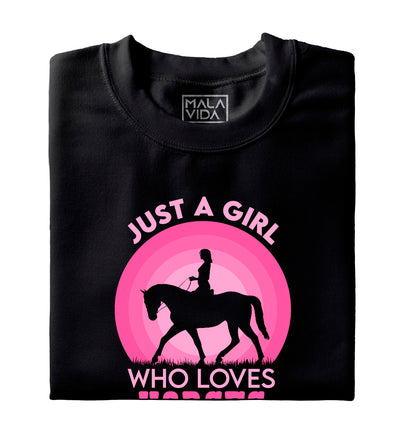 Just a girl who loves horses