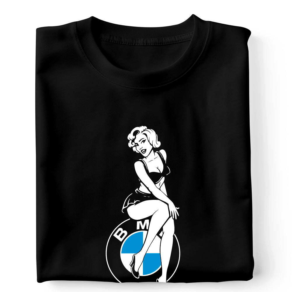 BMW pinup logo