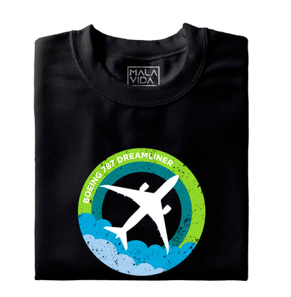 Boeing 787 above clouds