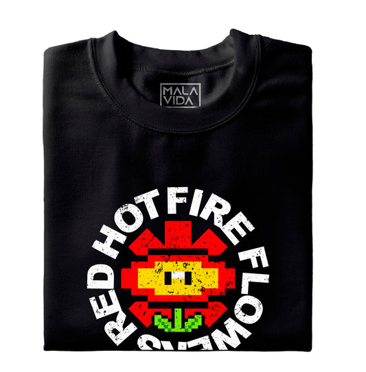 Mario Bros Fire Flower | RHCP style