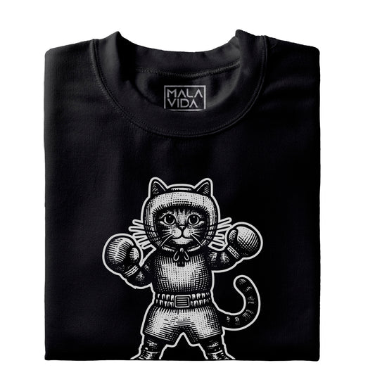 Boxing cat