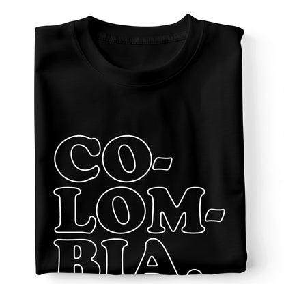 CO-LOM-BIA. outlines