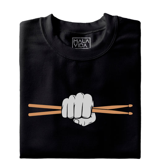 La mano del baterista