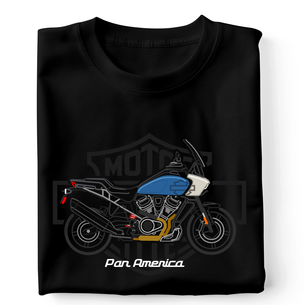 HD Pan America fastback blue