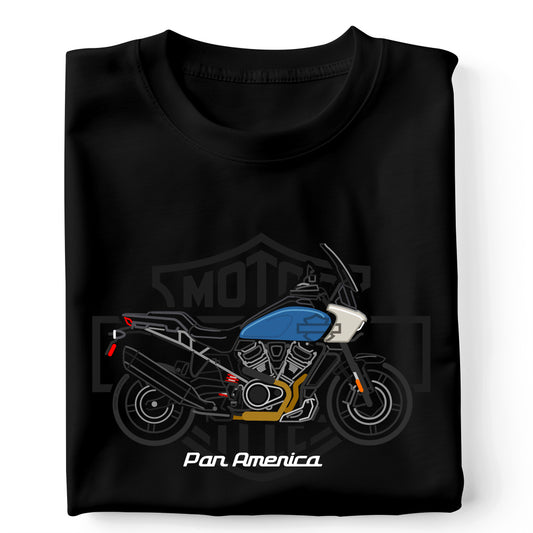 HD Pan America fastback blue