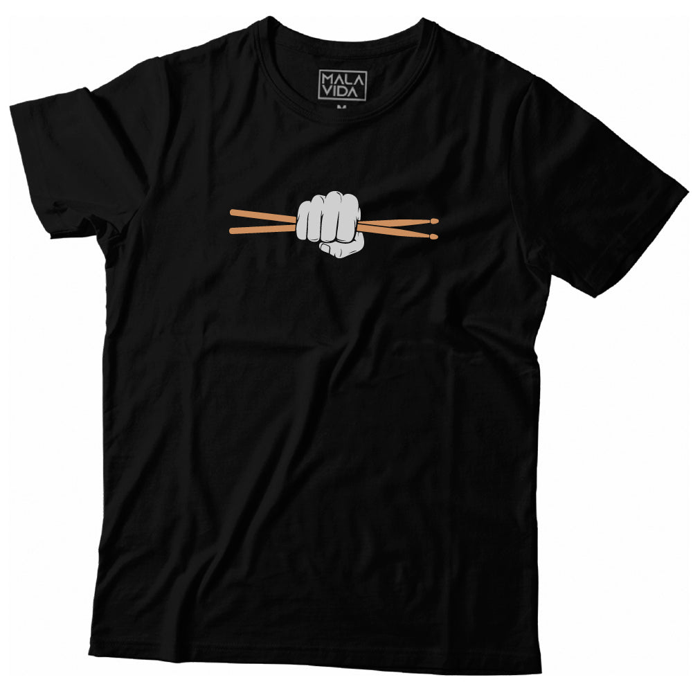 La mano del baterista