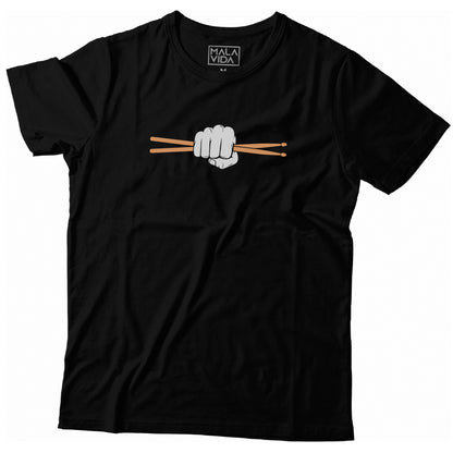 La mano del baterista