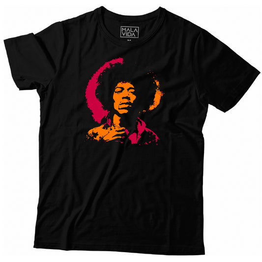 Jimi Hendrix duotone