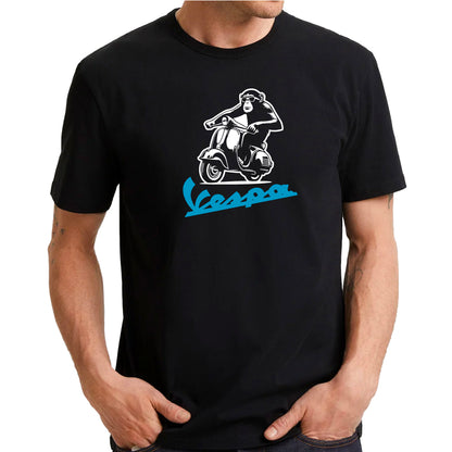 Chimp rides a Vespa