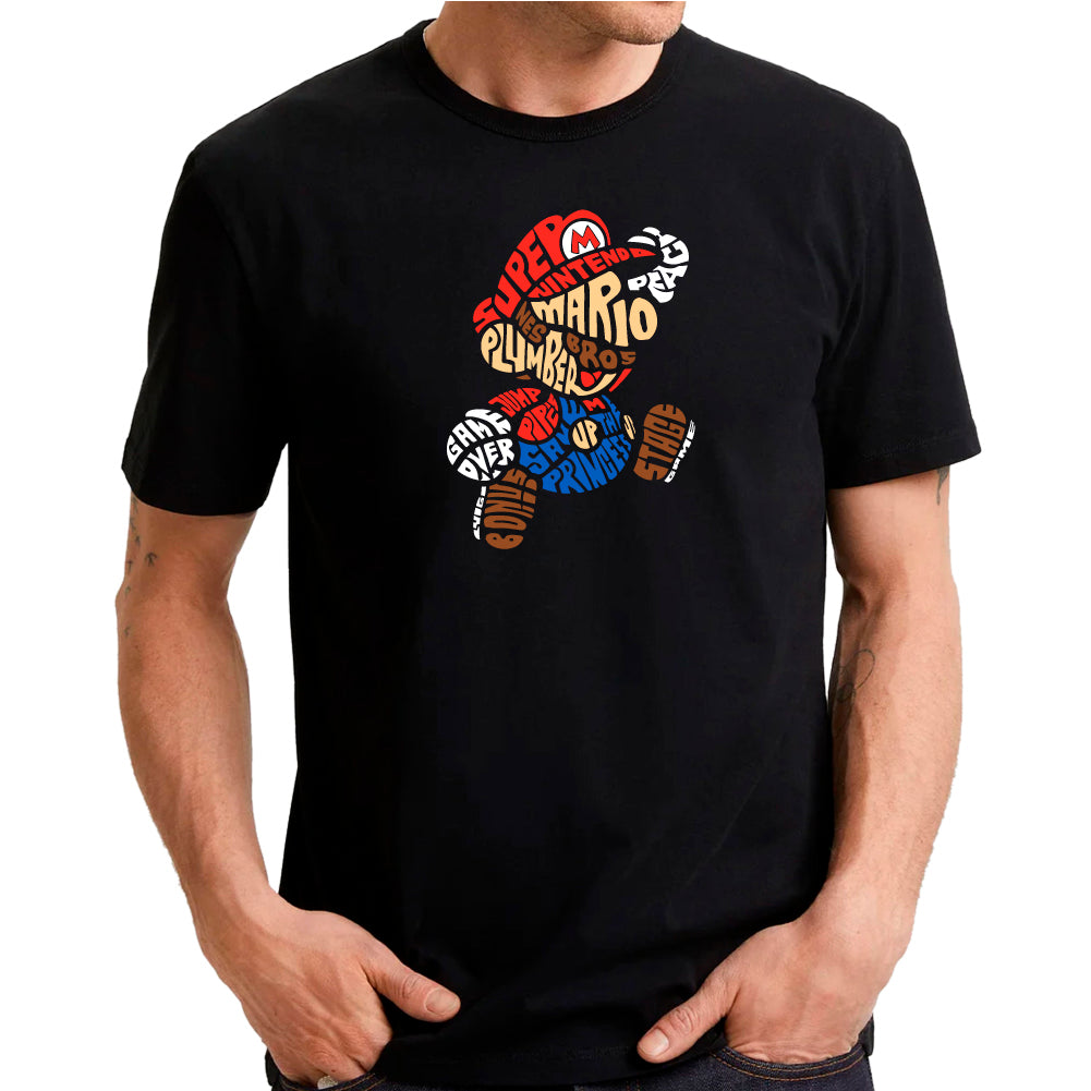 Super Mario Bross lettering