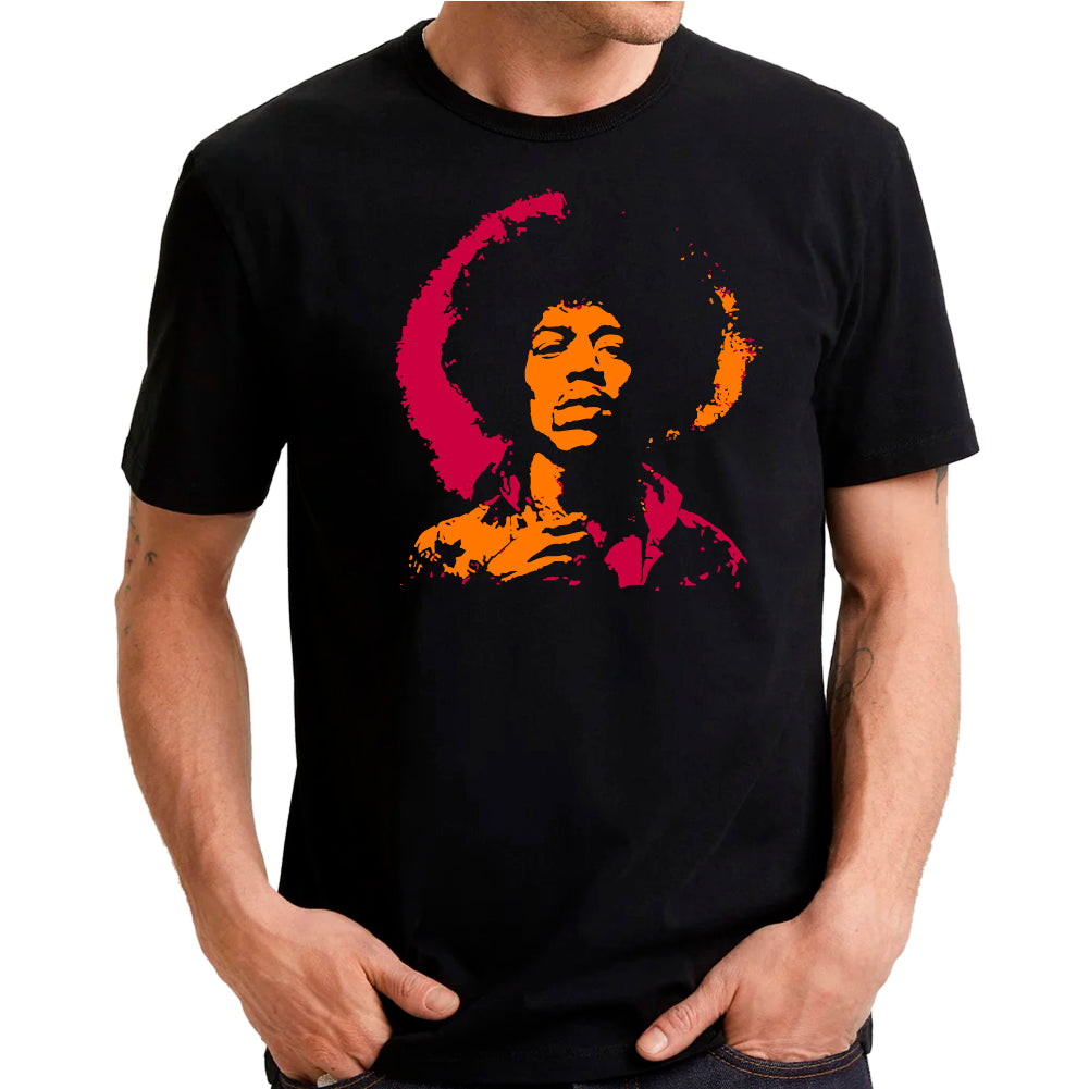 Jimi Hendrix duotone