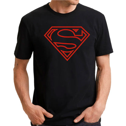 Superman logo neón