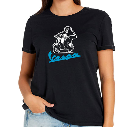 Chimp rides a Vespa