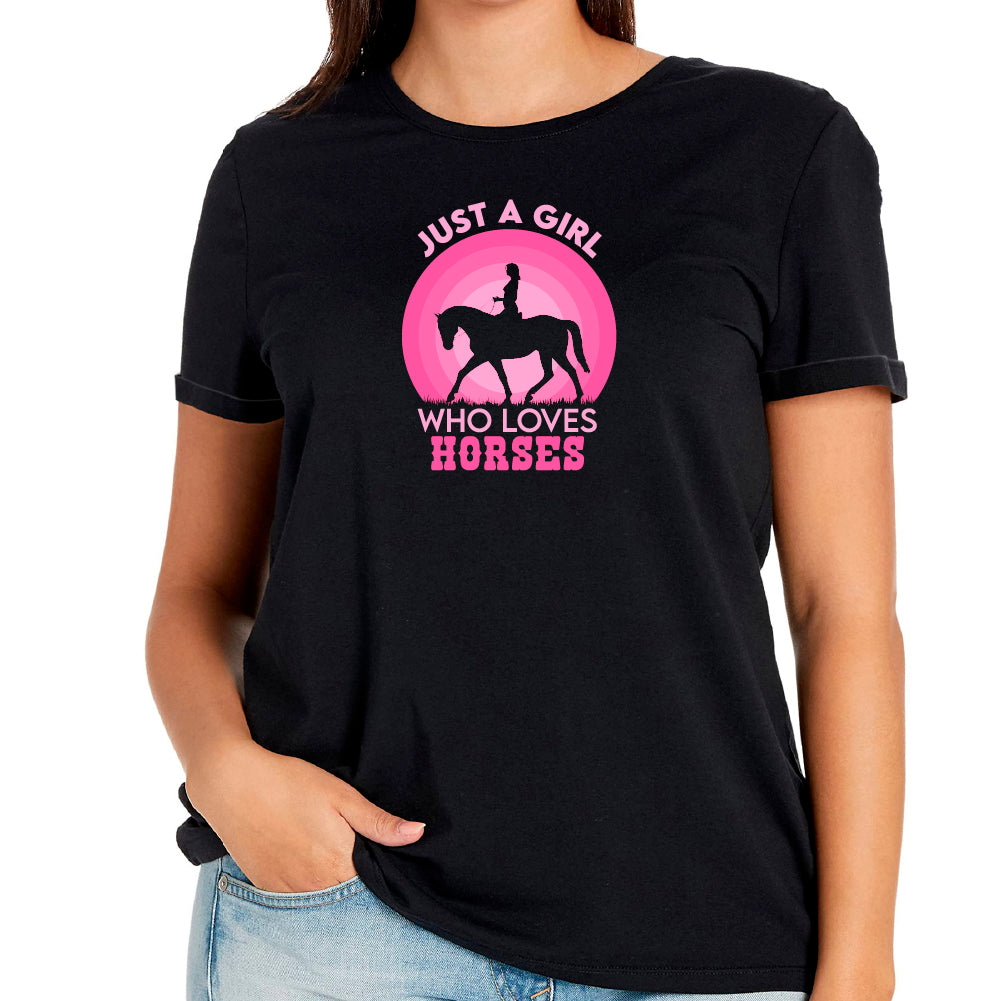 Just a girl who loves horses