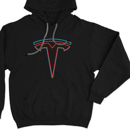 Tesla logo neón