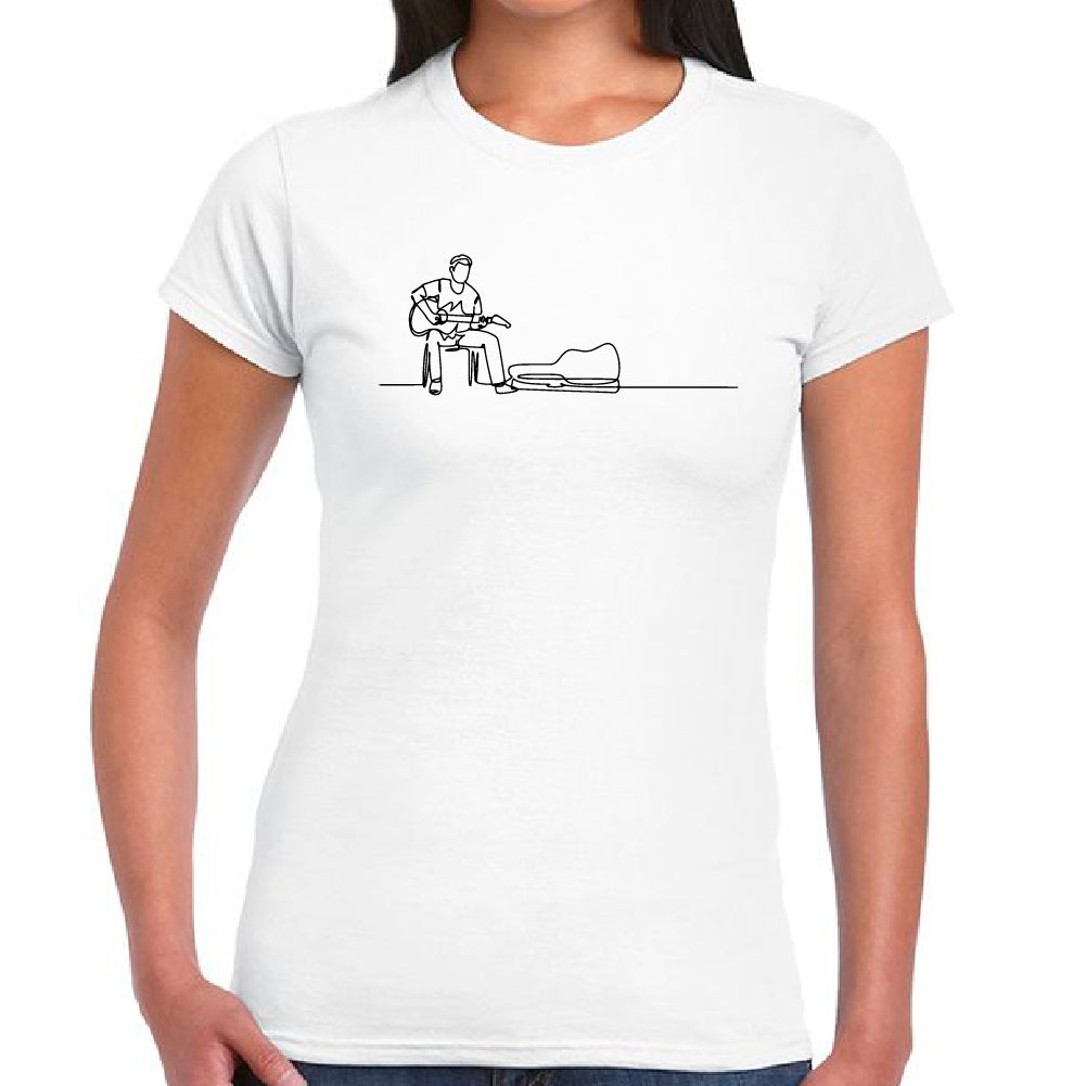 Guitarrista dibujo líneas 1