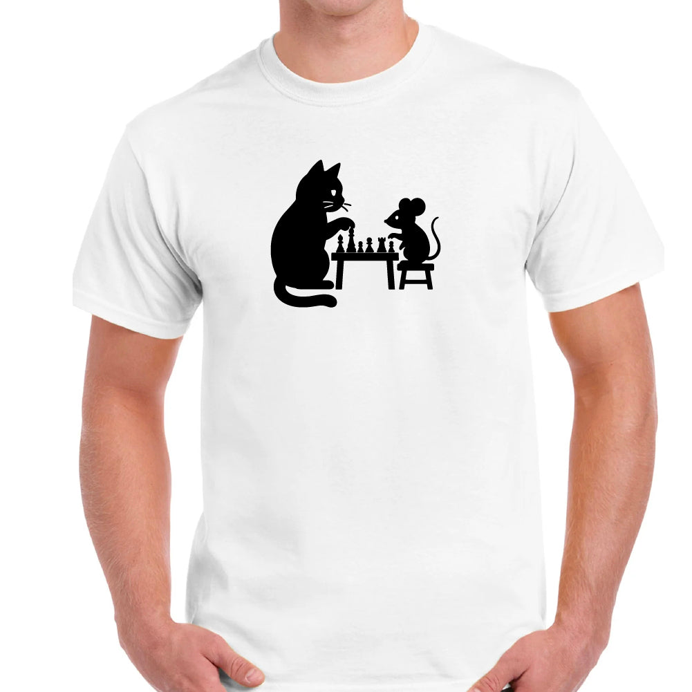 Cat vs Mouse. Chess game
