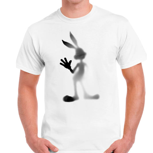 Bunny behind the glass