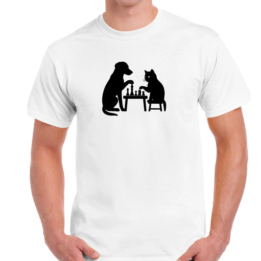 Cat vs Dog. Chess game