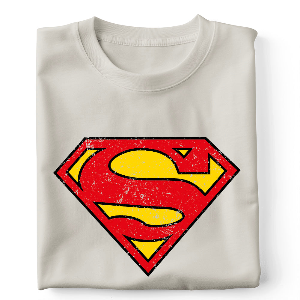 Superman logo envejecido
