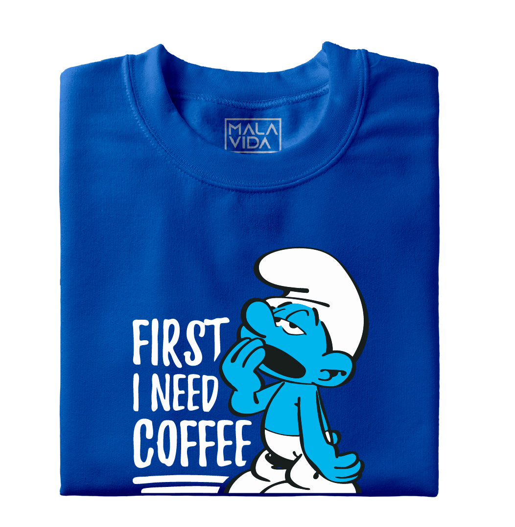 Pitufo Perezoso necesita Café