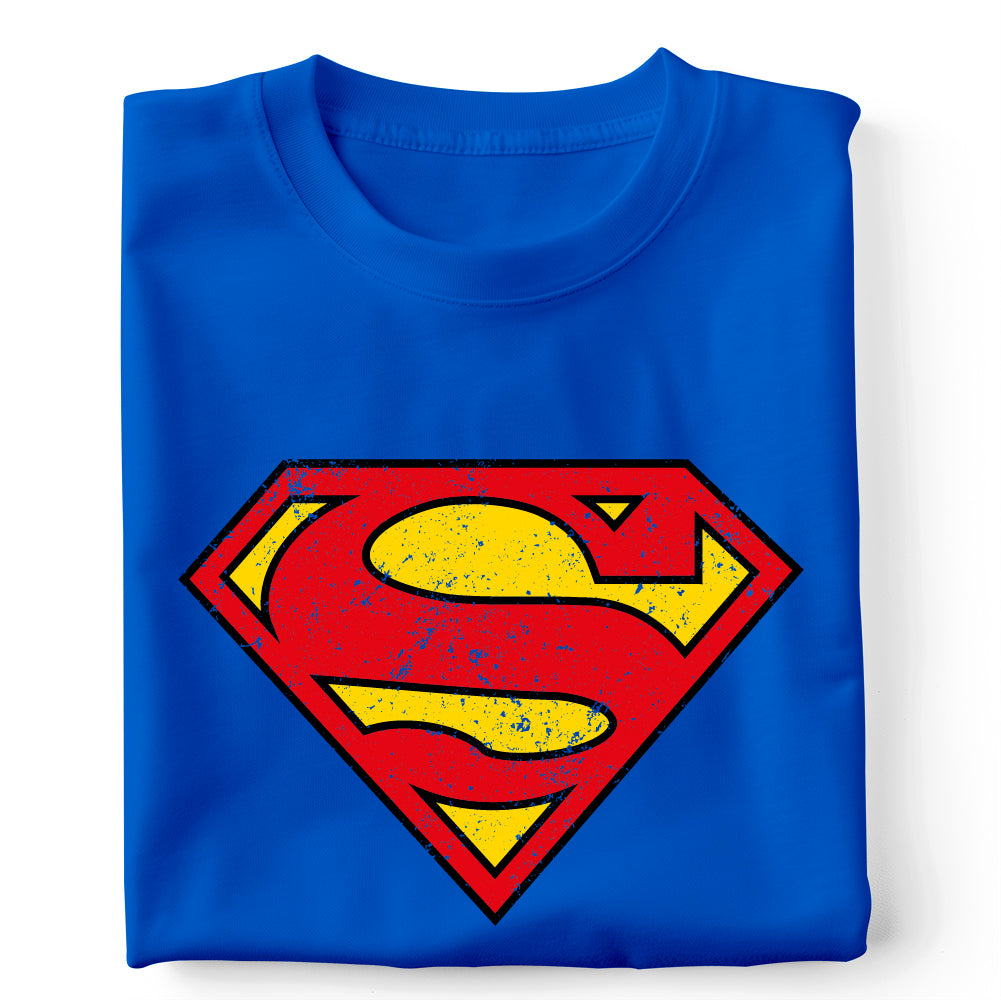 Superman logo envejecido