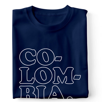 CO-LOM-BIA. outlines