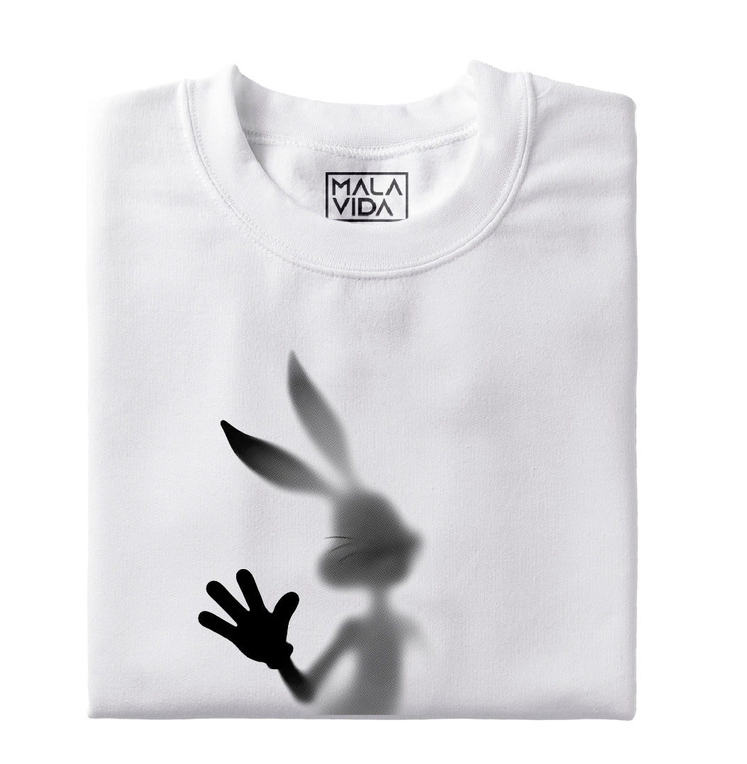 Bunny behind the glass