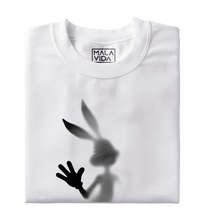 Bunny behind the glass