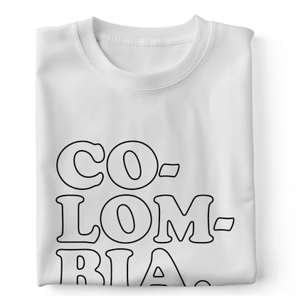 CO-LOM-BIA. outlines