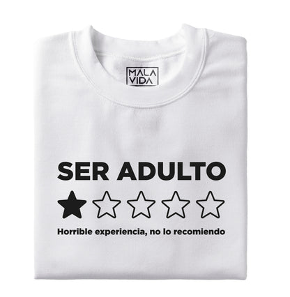 La horrible experiencia de ser adulto