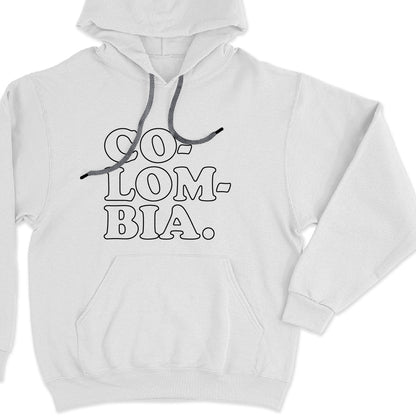 CO-LOM-BIA. outlines