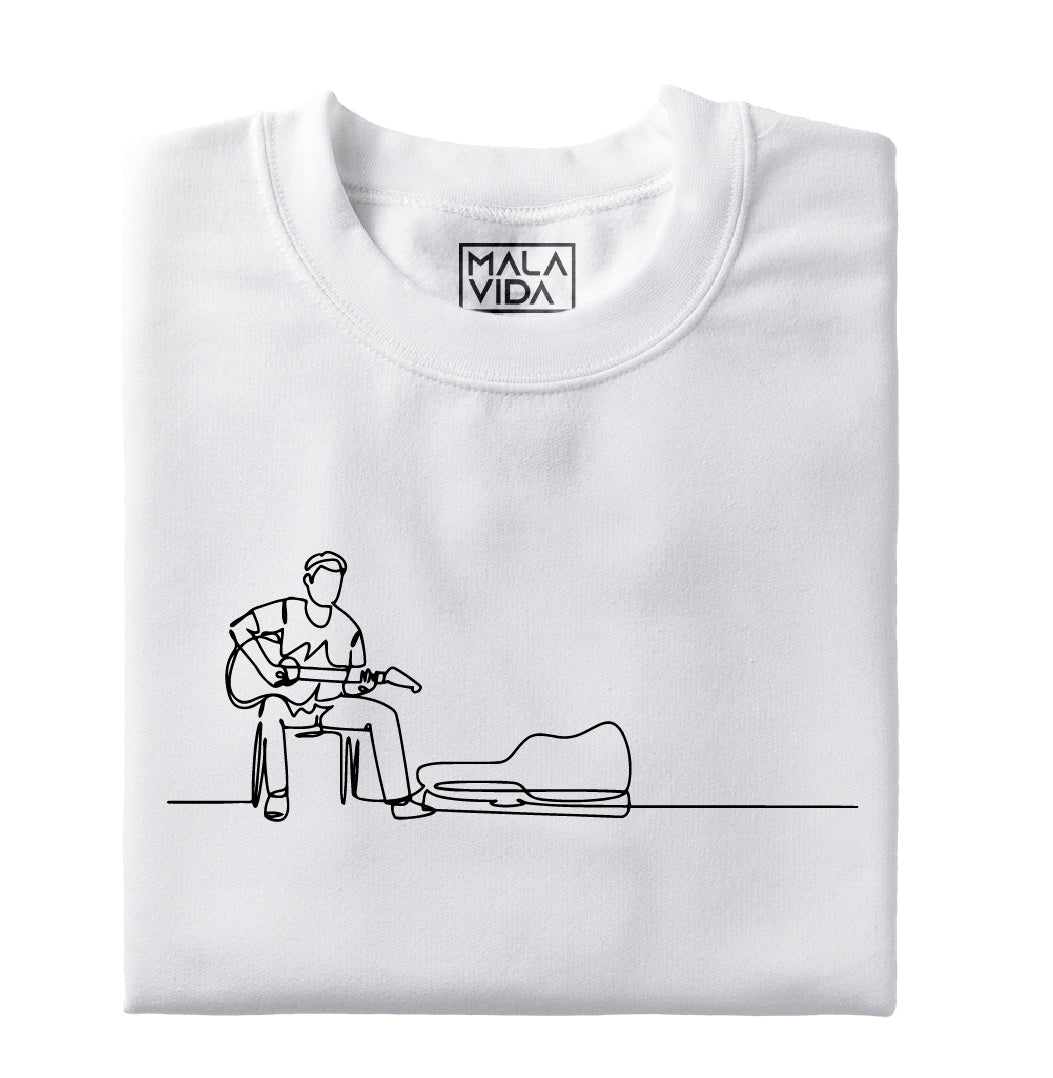 Guitarrista dibujo líneas 1