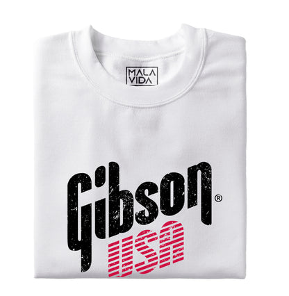 Gibson USA logo envejecido
