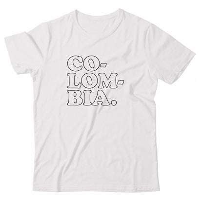 CO-LOM-BIA. outlines