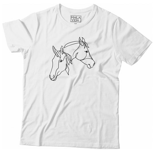 Caballos en líneas