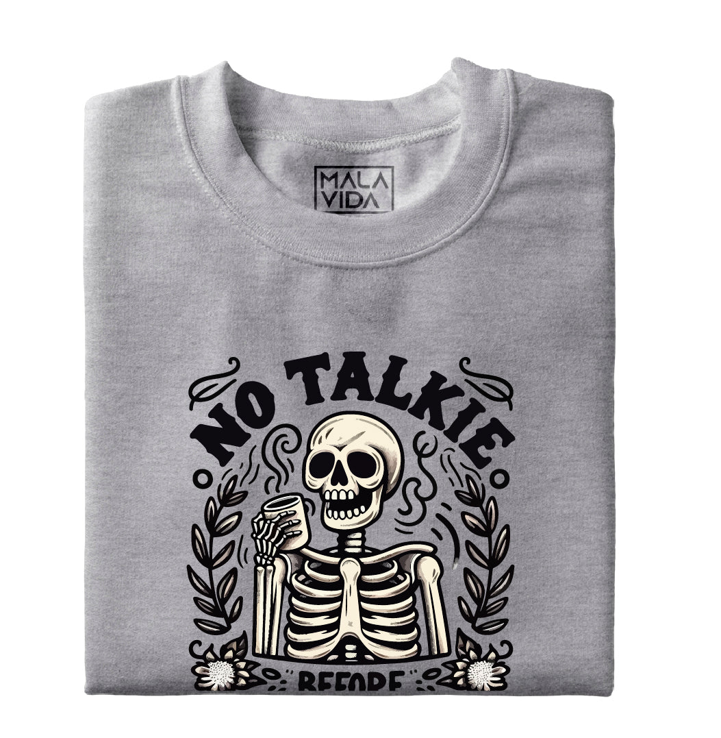 No talkie before Coffee